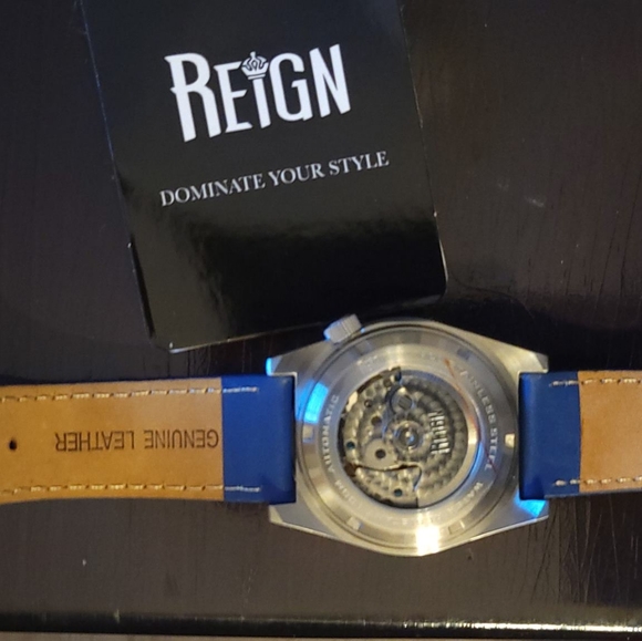 Reign Francis Blue Dial Men's Automatic Watch - Picture 3 of 3